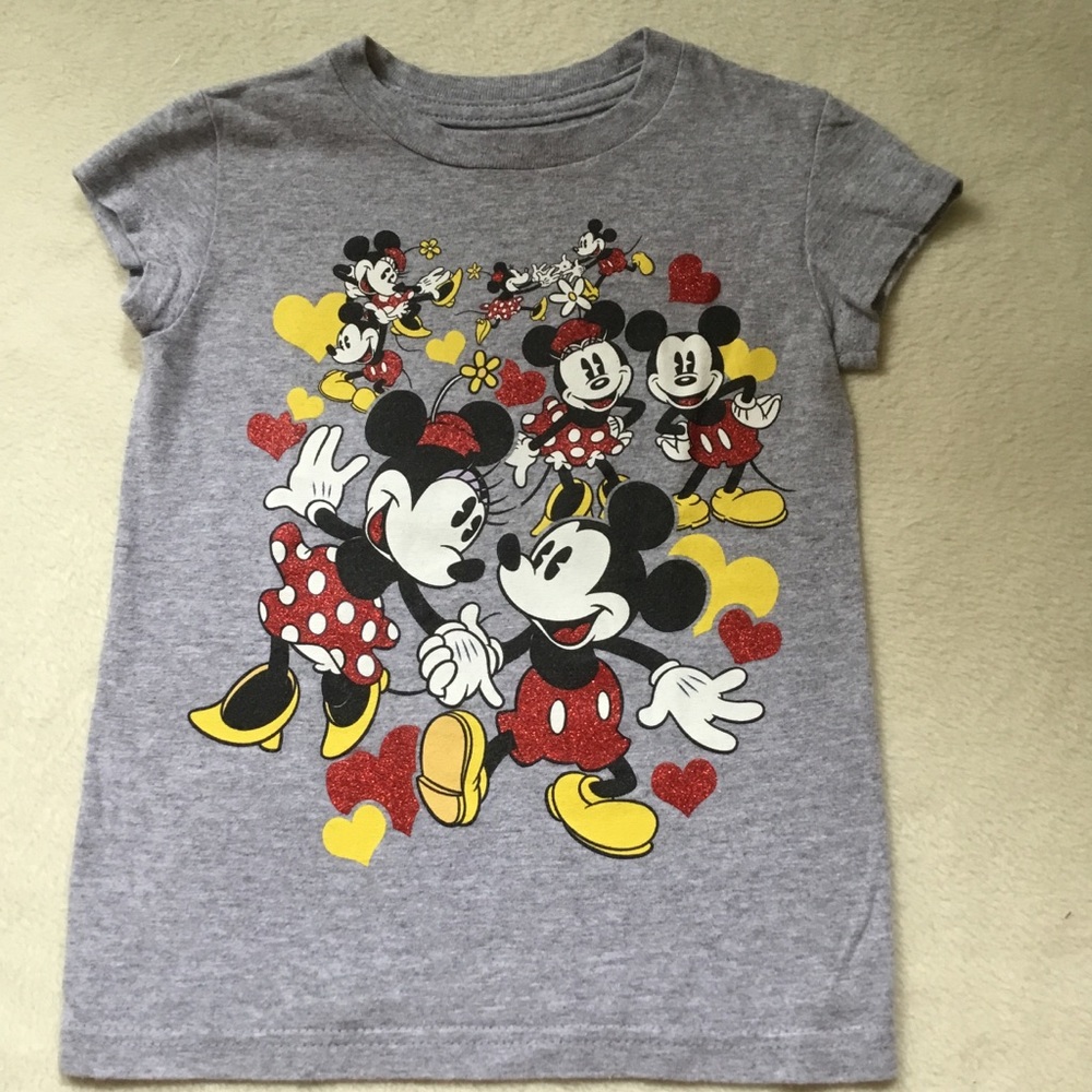 Disney Store 4T Mickey & Minnie graphics T-shirt